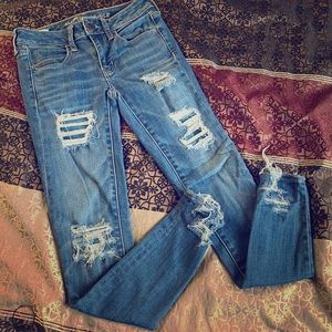 american eagle women's skinny jeans